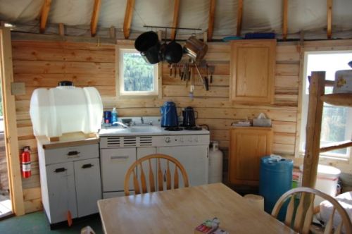 Hunting Yurt - Kitchen